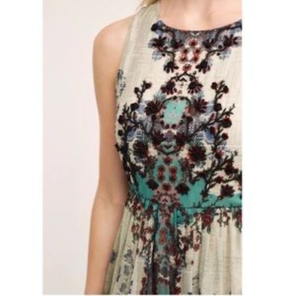 NWT Anthropologie Bhanuni  Madera Maxi Dress 4 - Picture 3 of 11